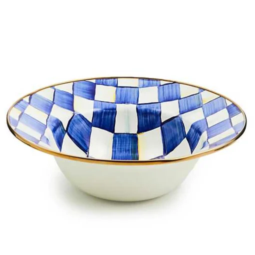 Royal Check Serving Bowl