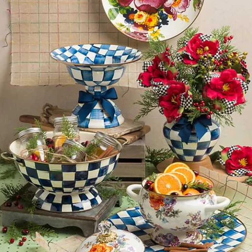 Royal Check Serving Platter