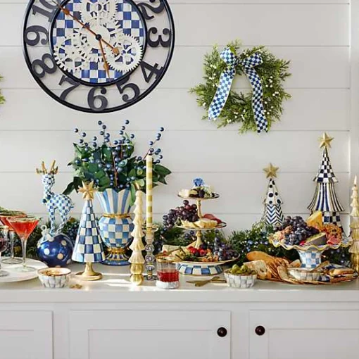 Royal Check Serving Platter
