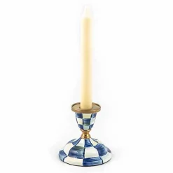Royal Check Short Candlestick
