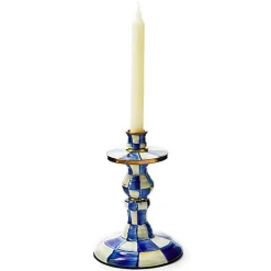 Royal Check Small Candlestick