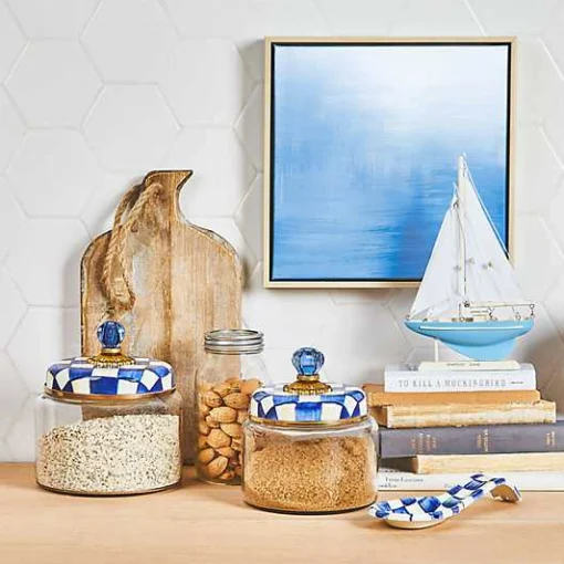 Royal Check Small Kitchen Canister