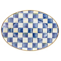 Royal Check Small Oval Platter