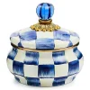 Royal Check Squashed Pot