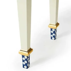 Royal Check  Stripe Console Table