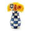 Royal Check Tall Vase  Bouquet Set
