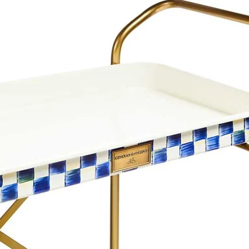 Royal Check 2-Tier Kitchen Cart