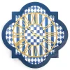 Royal Check Tile Wall Clock