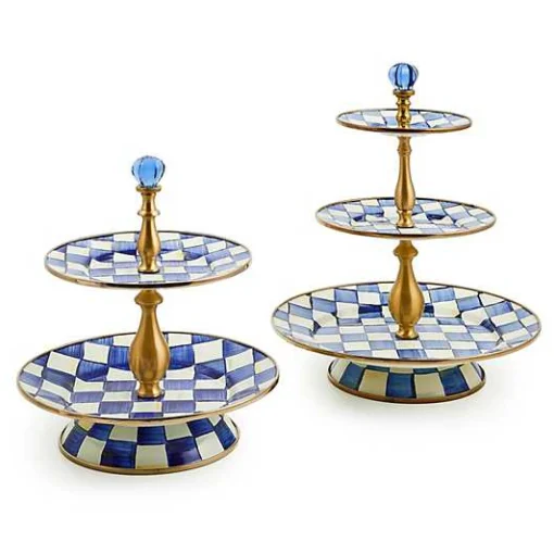 Royal Check Two Tier Sweet Stand