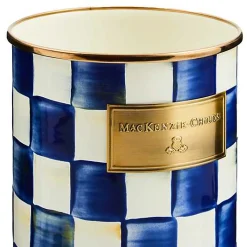 Royal Check Utensil Holder