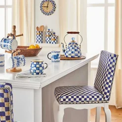 Royal Check Utensil Holder