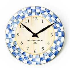 Royal Check Wall Clock