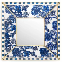 Royal English Garden Square Wall Mirror