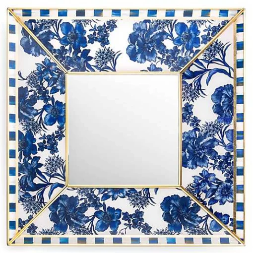Royal English Garden Square Wall Mirror