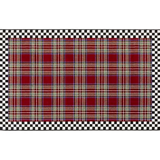 Royal Stewart Tartan Rug - 5'1 x 8'2
