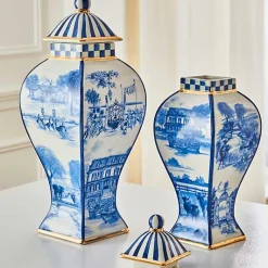 Royal Toile Large Ginger Jar