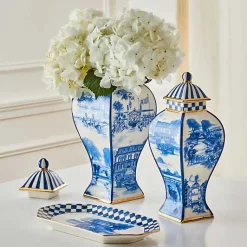 Royal Toile Large Ginger Jar