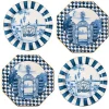 Royal Toile Small Plates, Set of 4