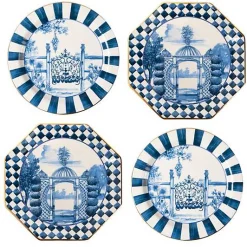 Royal Toile Small Plates, Set of 4