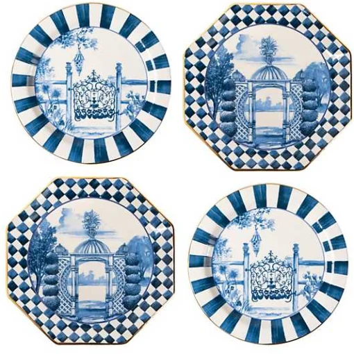 Royal Toile Small Plates, Set of 4