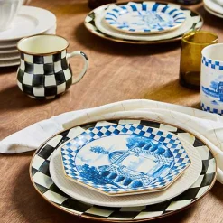 Royal Toile Small Plates, Set of 4