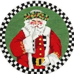 Santa Lucia 3' Round Rug