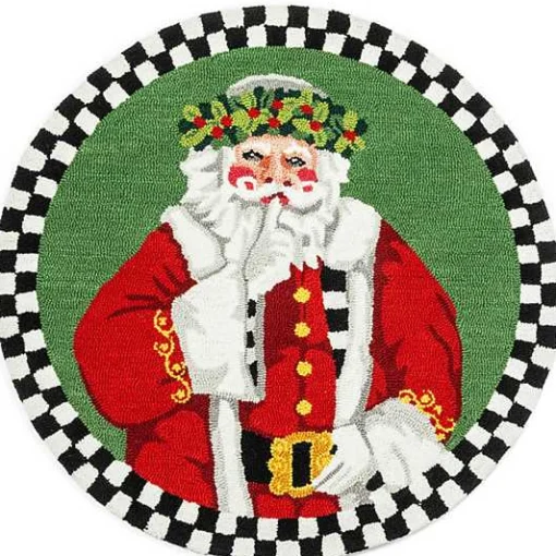 Santa Lucia 3' Round Rug