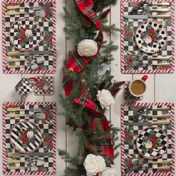 Scottish Bouquet Stacking Mugs - Set of 4