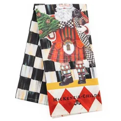 Scottish Santa Dish Towel