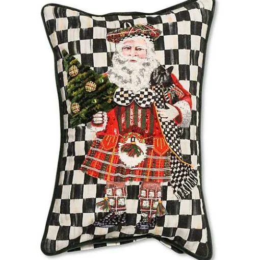 Scottish Santa Vertical Lumbar Pillow