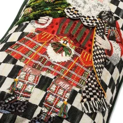 Scottish Santa Vertical Lumbar Pillow