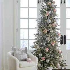 Silver Mercury Glass Assorted Ornaments, Set of 6