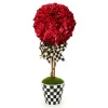 Small Red Topiary Drop In
