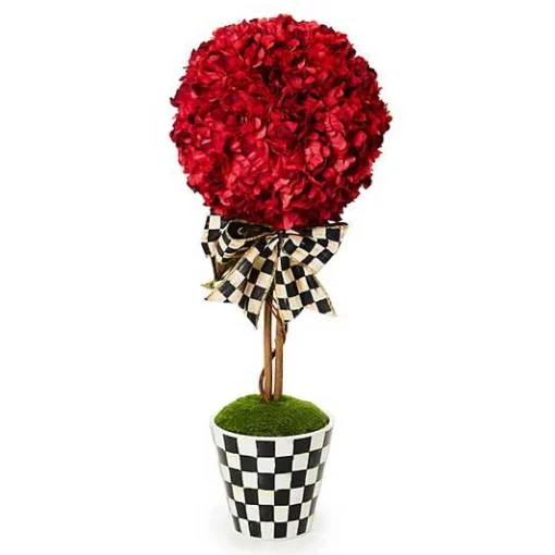 Small Red Topiary Drop In