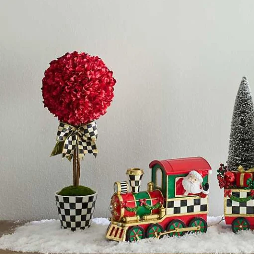Small Red Topiary Drop In