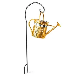 Solar Watering Can Garden Stake
