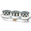 Spectator Galvanized Herb Pots, Set of 3
