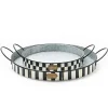 Spectator Galvanized Serving Trays, Set of 2