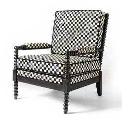 Spindle Check Outdoor Chair