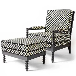 Spindle Check Outdoor Chair