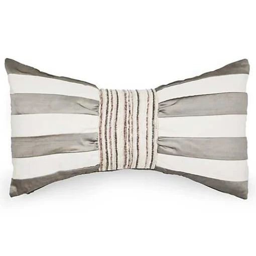 Sterling Bow Throw Pillow