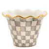 Sterling Check 8 Ceramic Garden Pot