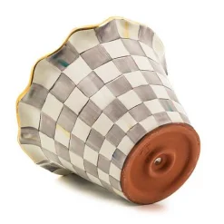 Sterling Check 8 Ceramic Garden Pot