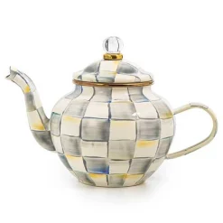 Sterling Check 4 Cup Teapot