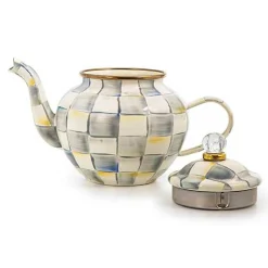 Sterling Check 4 Cup Teapot