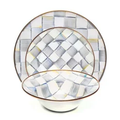 Sterling Check 3 Piece Place Setting