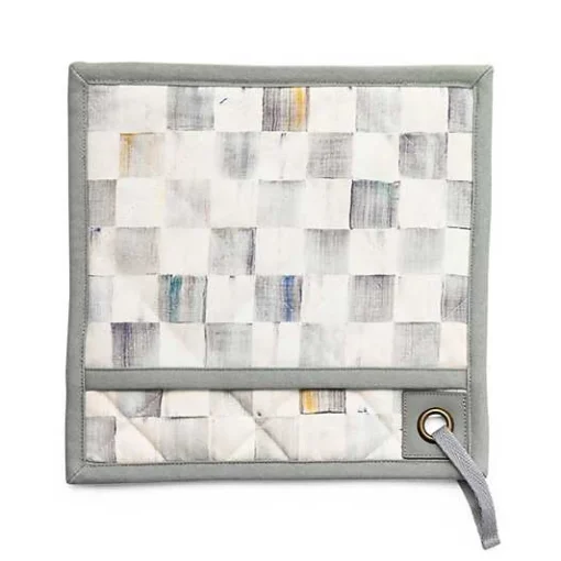 Sterling Check Bistro Potholder