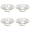 Sterling Check Breakfast Bowls, Set of 4