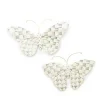 Sterling Check Butterfly Duo Wall Decor