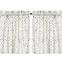 Sterling Check Cafe Curtains
